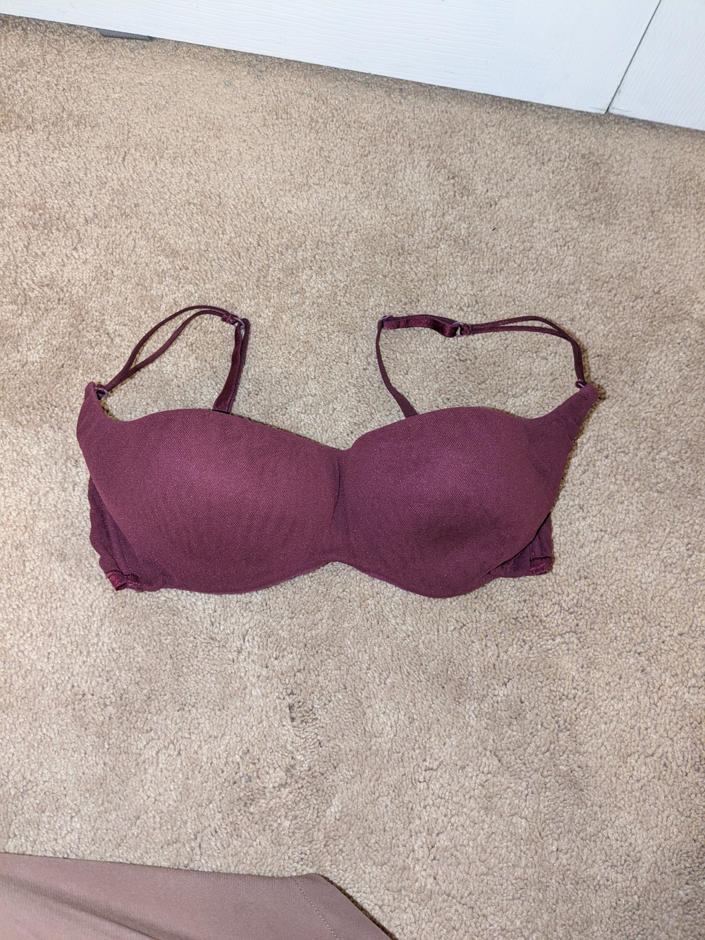 Cosabella Strapless Convertible Bra - Wine